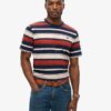 Camiseta de rayas holgada