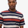 Camiseta de rayas holgada