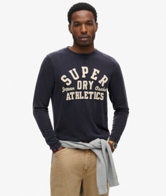 Camiseta deportiva de manga larga Vintage