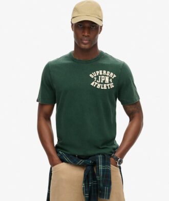 Camiseta deportiva Vintage de pantalón corto de manga corta