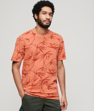 Camiseta estampada con sobreteñido Vintage