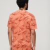 Camiseta estampada con sobreteñido Vintage