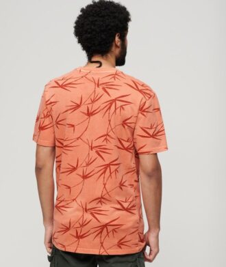 Camiseta estampada con sobreteñido Vintage