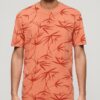 Camiseta estampada con sobreteñido Vintage