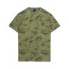 Camiseta estampada con sobreteñido Vintage