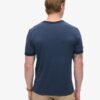 Camiseta gráfica de trabajo con cuello ribeteado y logotipo central