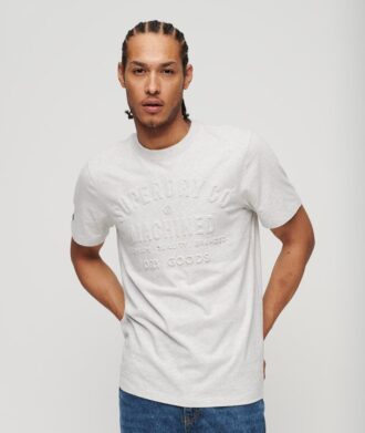 Camiseta gráfica de trabajo con relieve
