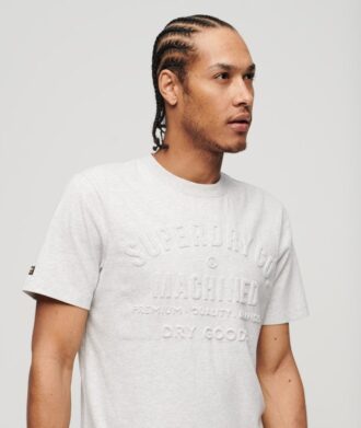 Camiseta gráfica de trabajo con relieve