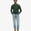 Camiseta Henley con textura Vintage Camiseta Henley con textura Vintage