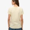 Camiseta holgada con cuello en V metalizada Suika