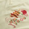 Camiseta holgada con cuello en V metalizada Suika