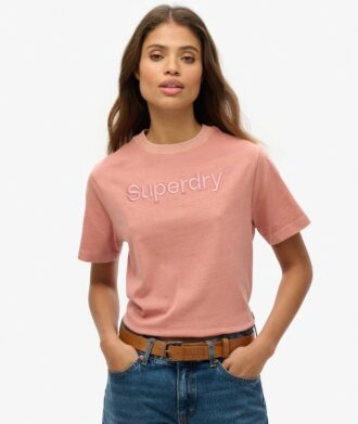 Camiseta holgada con el logotipo Core bordado