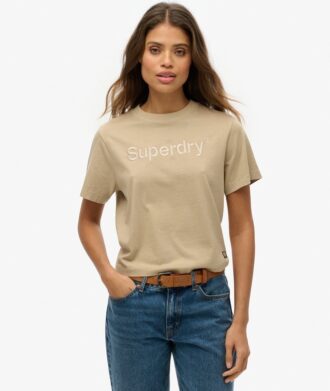 Camiseta holgada con el logotipo Core bordado
