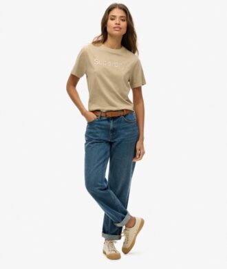 Camiseta holgada con el logotipo Core bordado