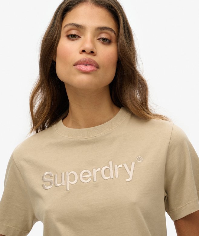 Camiseta holgada con el logotipo Core bordado