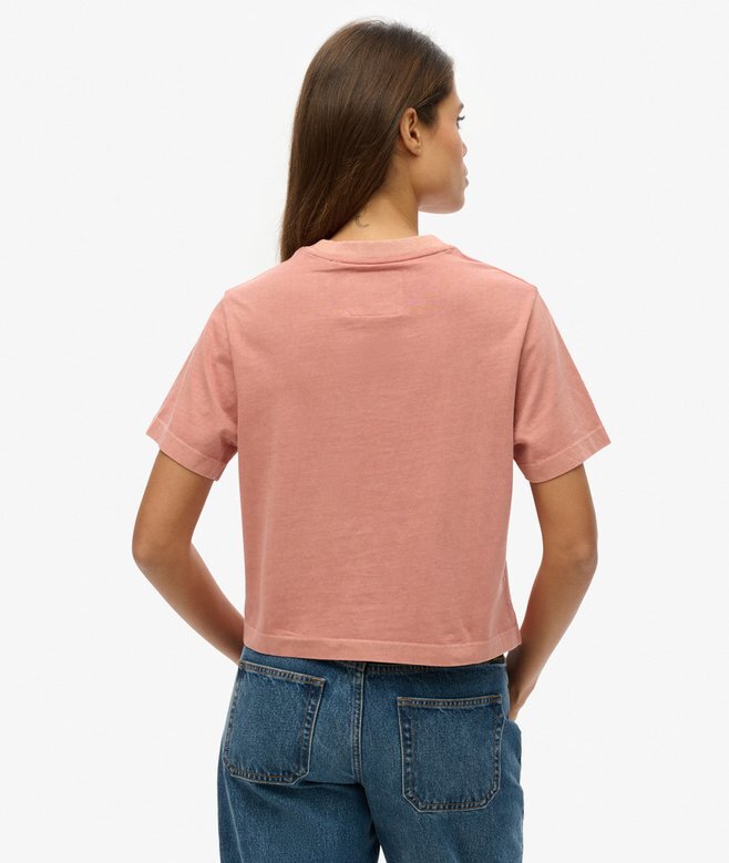 Camiseta holgada con el logotipo Core bordado
