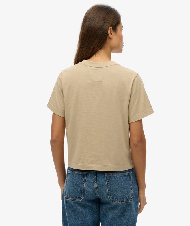 Camiseta holgada con el logotipo Core bordado