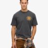 Camiseta holgada con estampado Biker Rock