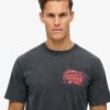 Camiseta holgada con estampado Biker Rock