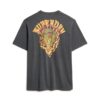 Camiseta holgada con estampado Biker Rock