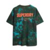 Camiseta holgada con estampado de camuflaje
