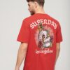 Camiseta holgada con estampado de tatuaje