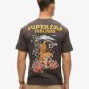 Camiseta holgada con estampado de tatuaje