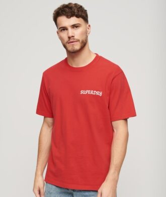 Camiseta holgada con estampado de tatuaje