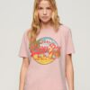 Camiseta holgada con estampado gráfico Camiseta holgada con estampado gráfico