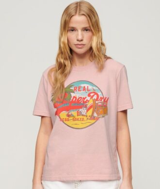Camiseta holgada con estampado gráfico