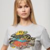 Camiseta holgada con estampado gráfico Camiseta holgada con estampado gráfico