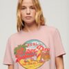 Camiseta holgada con estampado gráfico Camiseta holgada con estampado gráfico