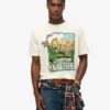 Camiseta holgada con estampado gráfico Neon Travel