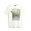 Camiseta holgada con estampado gráfico Neon Travel