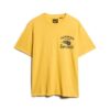 Camiseta holgada con estampado motero