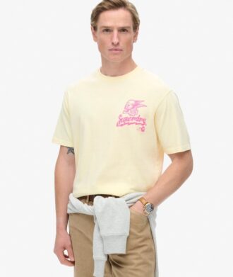 Camiseta holgada con estampado punk Lo-Fi