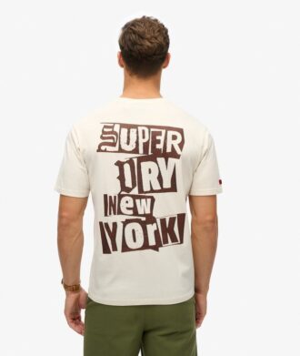 Camiseta holgada con estampado punk Lo-Fi