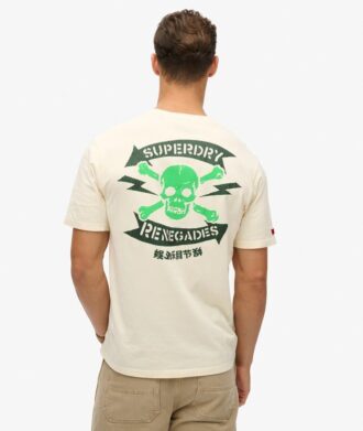 Camiseta holgada con estampado punk Lo-Fi