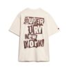 Camiseta holgada con estampado punk Lo-Fi