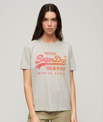 Camiseta holgada con estampado tonal