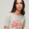 Camiseta holgada con estampado tonal Camiseta holgada con estampado tonal