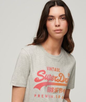 Camiseta holgada con estampado tonal