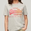 Camiseta holgada con estampado tonal Camiseta holgada con estampado tonal