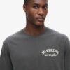 Camiseta holgada con gráfico de tatuaje en la espalda