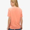 Camiseta holgada con logotipo en relieve