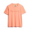 Camiseta holgada con logotipo en relieve