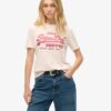 Camiseta holgada con logotipo metalizado Camiseta holgada con logotipo metalizado