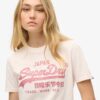 Camiseta holgada con logotipo metalizado Camiseta holgada con logotipo metalizado