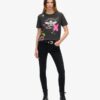 Camiseta holgada con póster punk lo-fi