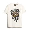 Camiseta holgada con póster punk lo-fi